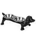 Doppel Hundenapf Gusseisen Fressnapf Napf Hund Futter Moritz®
