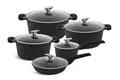 Elegantes 10-teiliges Topfset EDENBERG, Induktion, Ideal als Geschenk