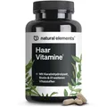 natural elements Haar Vitamine mit Keratinhydrolysat, Biotin, Selen, Zink, Hirse