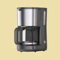 Braun Glaskrug-Kaffeemaschine PurShine KF 1500 GY - Edelstahl/grau
