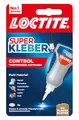 Loctite Universal Control Superkleber-Gel, hohe Flexibilität und Schlagfestigkeit, präzise Dosierung & sekundenschnelles Kleben, Wasser- und Spülmaschienenfest, Transparent, 3g