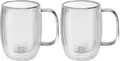 Zwilling Espressoglas Sorrento Plus, 2-tlg., Borosilikatglas, Doppelwandig, Borosilikatglas, 2-tlg., je 140 ml