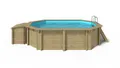 OKU Holzpool EMOTION-FUN Oval 6,57 x 4,07 m Höhe 1,2 m