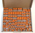Wago 221 Kabelverbinder Set 75 Stück (25x221-412, 25x221-413, 25x221 415) mit wiederverschließbarer Box