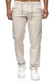 Reslad Leinenhose Reslad Herren bequeme Baumwollhose Leinenhose Optik Strandhose RS-3000 (1-tlg., Freizeithose) Strandhose im Leinen-Look mit Tunnelzug