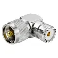 Tru Components Winkeladapter UHF-Stecker - UHF-Buchse (TC-9199216)