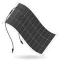 Einfache Montage - 130W Flexibles Solarpanel für Wohnmobile und Boote mit Kabel
