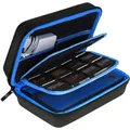 Hart Tasche Tragetasche Schwarz Blau für Nintendo 3DS XL Reißverschluss