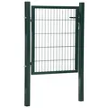 HOMCOM Gartentor Stahl, PVC
