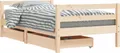 vidaXL Kinderbett mit Schubladen 80x160 cm Massivholz Kiefer