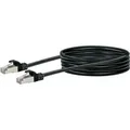Schwaiger CAT 6 Netzwerkkabel (SF/UTP) RJ45 Stecker > RJ45 Stecker 2,5 m Schwarz