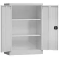 ClassiX Stahlschrank X-530320 lichtgrau 2 Fachböden 92,0 x 42,0 x 120,0 cm, aufgebaut, 1 St.