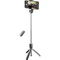 Cellularline Selfie Stick FREEDOM mit integriertem Stativ für bluetoothfähige Geräte (BTSELFIESTICKFREEK)