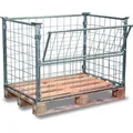 Variofit Palettenaufsatz Typ 64, verzinkt, Abmaße:1200x800 mm, Nutzhöhe:1000 mm - Blau