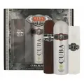 Cuba Black Geschenkset  Edt After Shave Cuba Black  und Deospray Cuba Black