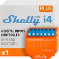 Shelly Plus i4 | WiFi- und Bluetooth-Smart-Controller mit 4 digitalen Eingängen
