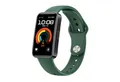 Wigento Smartwatch-Armband Für Huawei Watch Band 10 / 10 NFC Solid Color Silikon Armband D- Grün, Silikonarmband mit stilvoller Metallschließe