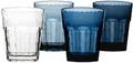 Bo-Camp Mix & Match Trinkglas, 200ml, 4er Set, blau