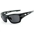 HSE SportEyes 2095 Sonnenbrille, schwarz-grau für Männer