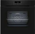 Neff B2CCJ7BK3 N30  Einbaubackofen, 59,4 cm breit, 71 L, Pyrolyse, AirFry, Touchsteuerung, Automatikprogramme, Grillfunktion, schwarz