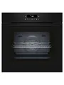 NEFF B2CCJ7BK3, N30, Einbau-Backofen 60 x 60 cm, LED Touch Control, 3D Heißluft, 7 Beheizungsarten, Air Fry und Air Fry-Backblech, Automatikprogramme, Pyrolyse und Easy Clean, Graphite Grey