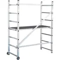 Krause 916174 CORDA Aluminium Gerüst fahrbar Arbeitshöhe (max.): 3 m Silber 18 kg