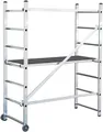 Krause 916174 CORDA Aluminium Gerüst fahrbar Arbeitshöhe (max.): 3m Silber 18kg