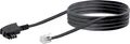 Schwaiger Telefon Anschlusskabel TAL6236 533 TAE (N) RJ11 schwarz, 6,0m, 1x TAE (N) / 1x RJ11