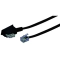 Schwaiger TAE-Kabel TAE-N -> RJ11 6P4C schwarz