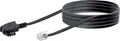 Schwaiger Telefon Anschlusskabel TAL6236 533 TAE (N) RJ11 schwarz, 6,0m, 1x TAE