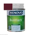 Buntlack 750 ml RAL 3005 Weinrot Seidenmatt Renovo