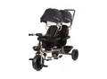 Chipolino Dreirad Tricycle Hip Hop, zwei Kinder, bis 40 kg, Sitze 360° drehbar schwarz