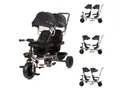 Chipolino Dreirad Geschwisterdreirad Tricycle Hip Hop, zwei Kinder, bis 40 kg, Sitze 360° drehbar