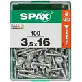 Spax - Universalschrauben 3.5 X 16 Mm Tx 20 - 100 Stk. Holzschrauben