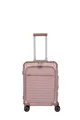 Travelite Next Trolley S 4-Rad mit Vortasche Rosé 079846-14