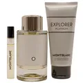 Montblanc Explorer Platinum Geschenkset EDP100ml+EDP7.5ml+100ml Duschgel OVP NEU