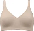 Naturana Bügelloser BH (1-tlg) mit nahtloser Verarbeitung, light beige