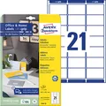 AVERY Zweckform Adressetiketten 7160-10 weiß 63,5 x 38,1 mm