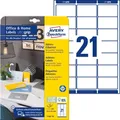 AVERY Zweckform 7160-10 Adressetiketten/Adressaufkleber (210 Etiketten mit ultra