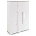 Paidi Kleiderschrank Kira, 135 x 193 cm Dekor Weiß