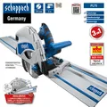 SCHEPPACH Handkreissäge Tauchsäge mit Führungsschiene PL75 Kreissäge und Zubehör