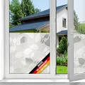 d-c-fix Fensterfolie Amena - 45 cm x 1,5 m – statische Sichtschutzfolie mit modernem Muster für Glasflächen – selbsthaftend, blickdicht, dekorativ
