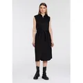 OTTO products Blusenkleid CIRCULAR COLLECTION midi-Länge, ärmellos, aus Lyocell (TENCEL), mit Bindegürtel schwarz 46