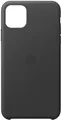 Apple - Case für Mobiltelefon - Leder, bearbeitetes Aluminium - Schwarz - für iPhone 11 Pro Max (MX0E2ZM/A)