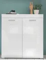 Schuhschrank "Avena", weiß/weiß Hochglanz B/H/T: 91 cm x 97 cm x 38 cm
