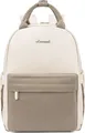 LOVEVOOK Kleiner Rucksack Damen Wasserdicht Mini Backpack Stilvoll 2 in 1 Handtasche Tagesrucksack Khaki 11 Zoll