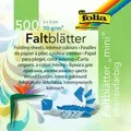 FOLIA Faltblatt Mini 5x5cm 10Farb.so 8955 500Bl