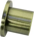 Wandbefestigung GARDINIA "Memphis", grau (messingfarben), Gardinenstangenhalterungen, Wandbefestigung, Serie Einzelprogramm Memphis Ø 16 mm