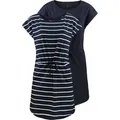 ONLY Sommerkleid Damen Mini Kleid onlMAY S/S Dress A-Linie aus 100% Baumwolle blau XL (42)