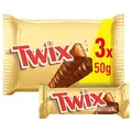 Twix Schokolade Multipack, Karamell & Keks Schokoriegel (3 x 50g =150g)